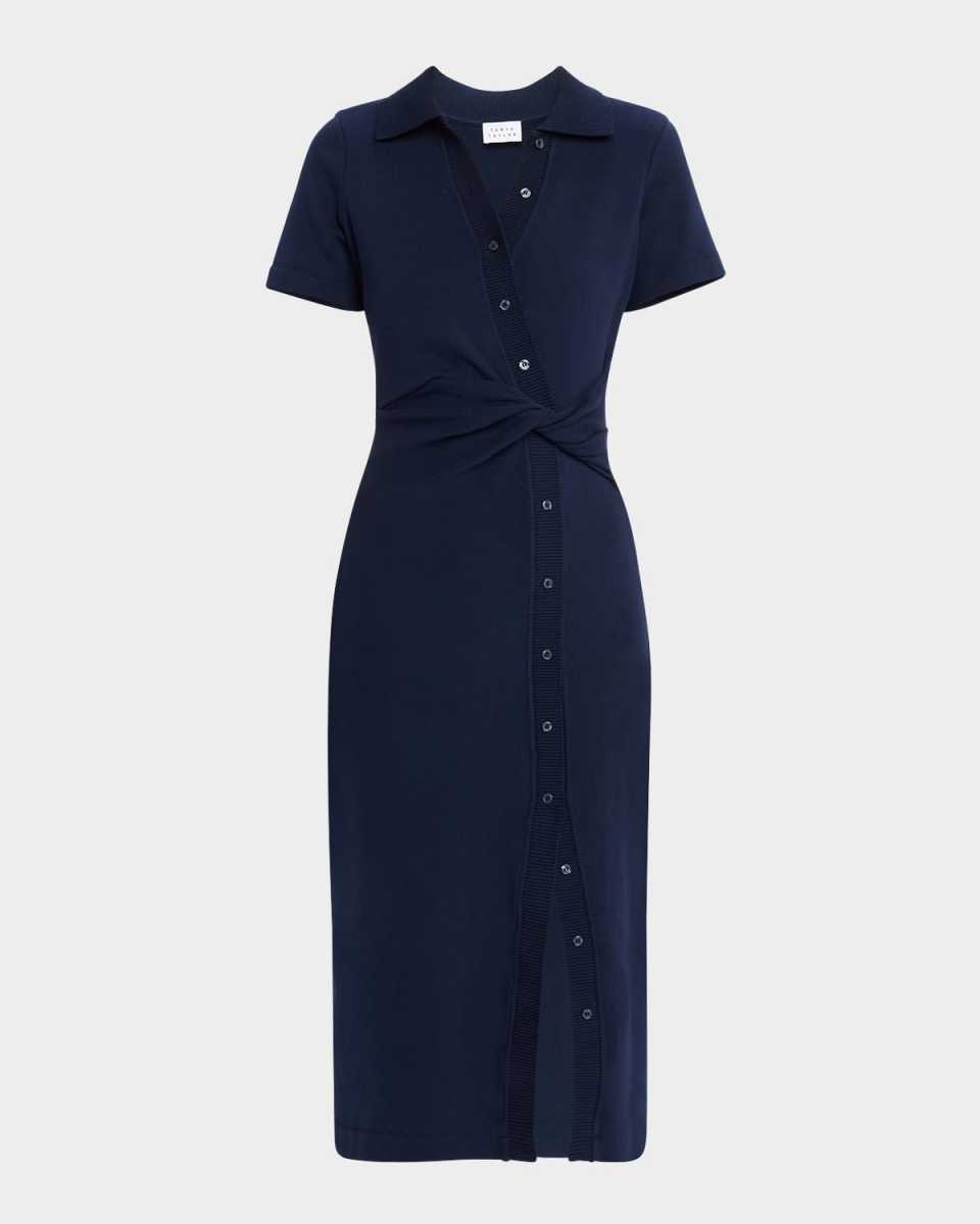 Ellicot Short-Sleeve Midi Dress